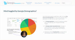 Desktop Screenshot of georgia-demographics.com
